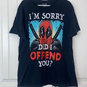 Marvel Deadpool graphic did I offend you T-shirt
